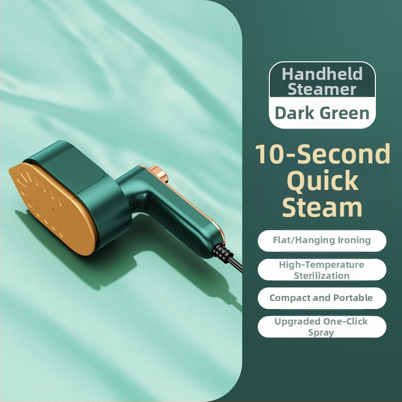 Rankinis sulankstomas drabužių garintuvas, USB maitinta, 3 temperatūros nustatymai, nešiojamas namams ir bendrabutyje, vandens bakelis <0,8 L