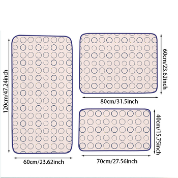 Термоустойчива изолационна подложка за гладене, сгъваема, полиестер, за гладене на дрехи