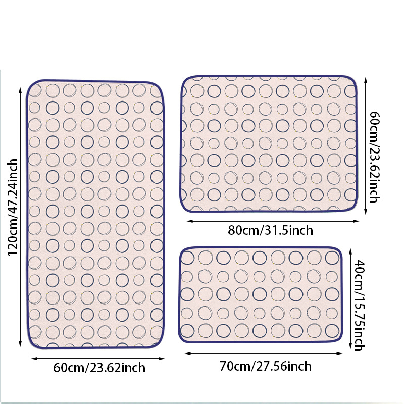 Термоустойчива изолационна подложка за гладене, сгъваема, полиестер, за гладене на дрехи