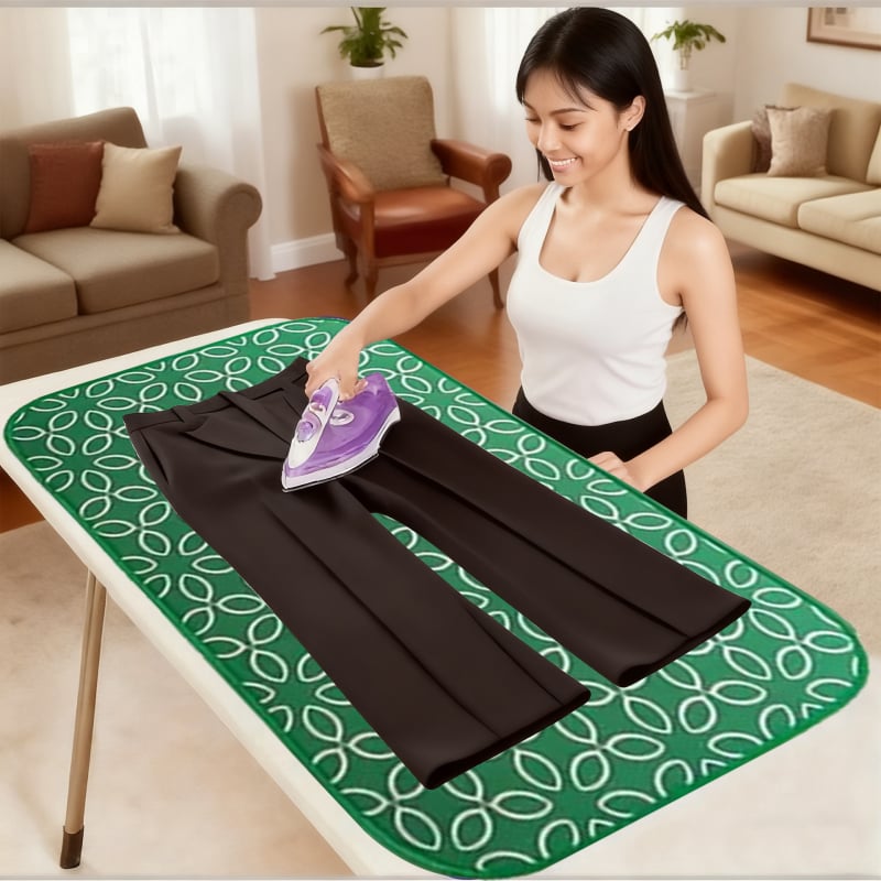 Термоустойчива изолационна подложка за гладене, сгъваема, полиестер, за гладене на дрехи