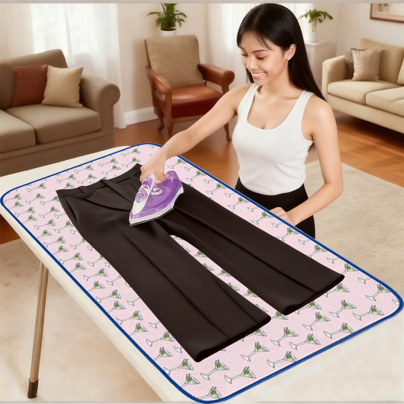 Термоустойчива изолационна подложка за гладене, сгъваема, полиестер, за гладене на дрехи