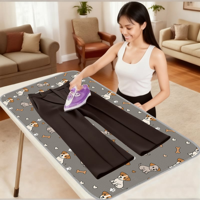 Термоустойчива изолационна подложка за гладене, сгъваема, полиестер, за гладене на дрехи