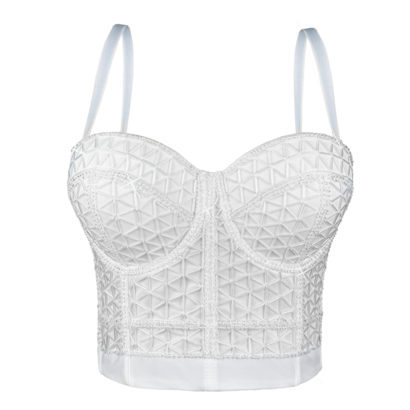 Montisha Sling Stil Slim-Fit Camisole Vesta s 3D uzorkom, Poliester (70–80%) i Spandeks, uklonjive naramenice