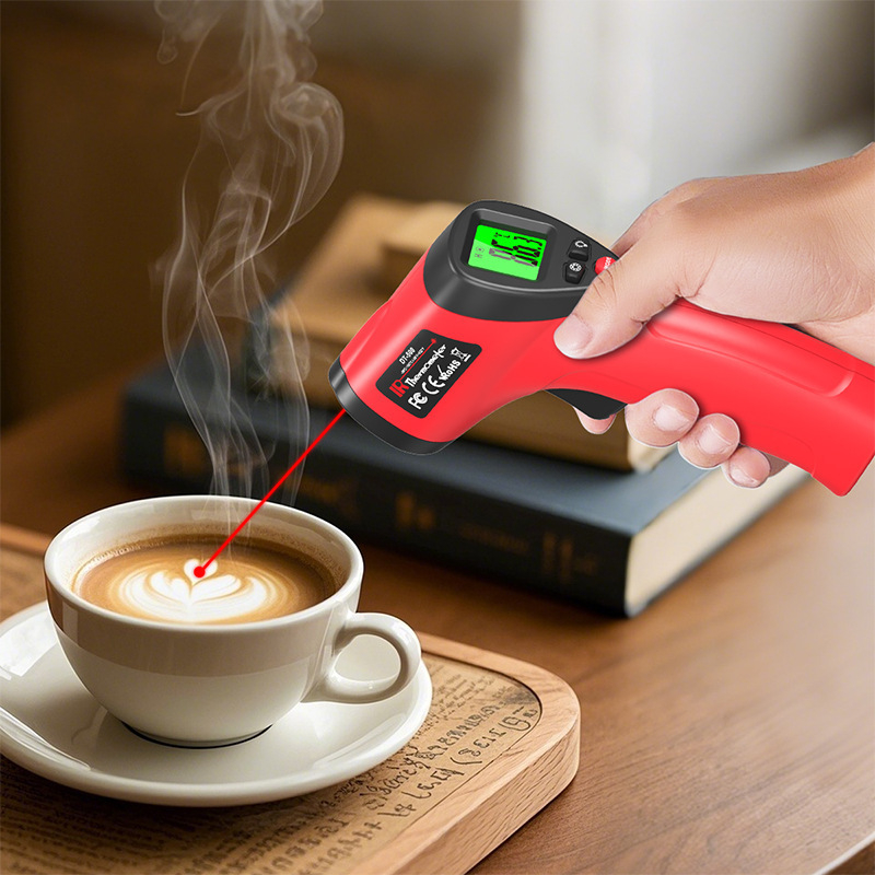 DT-500 Безконтактен инфрачервен термометър за автомобилната индустрия, 1 ms време за реакция, индустриално измерване на температурата