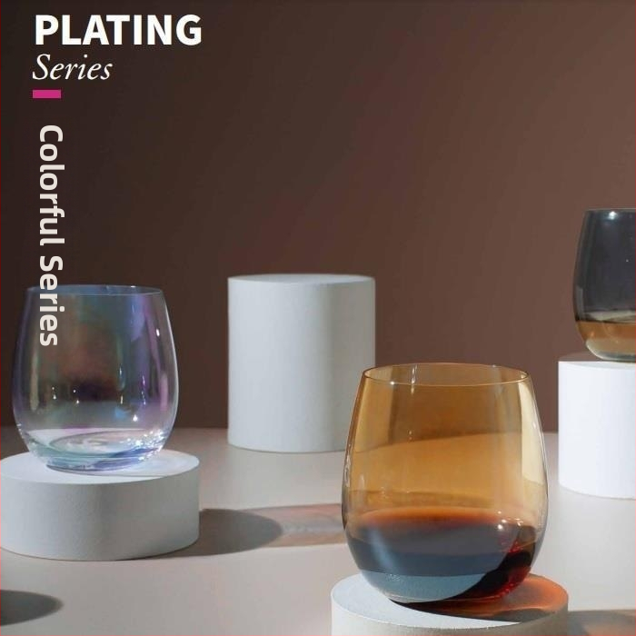 Водна чаша от кристално стъкло – кръгла, еднопластова, за ресторанти, персонализирано лого