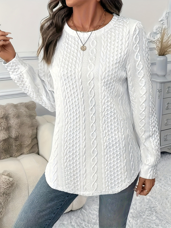 Naiste kapuutsiga sviiter, laia lõikega, linnal stiil, pikad varrukad, ümmargune kaelus, polüester/spandeksi segu 30–50%, sügisel 2025