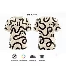 Мъжки късръкав спортен топ с райета, кръгло деколте, свободен силует, отпред копчета, полиестерна подплата, за тренировки, лято 2025