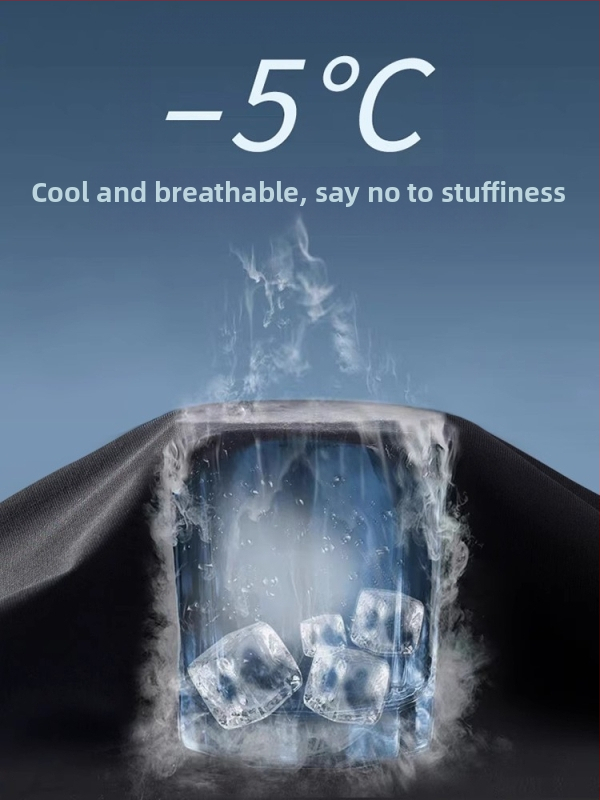 Мъжки бързосъхнещи къси панталони Ice Silk плат, прав силует, найлон, микроеластичност, спортно-лек стил