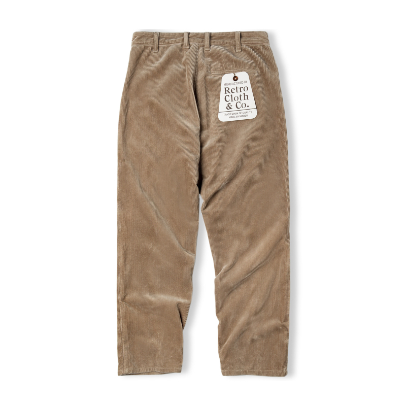 Мъжки памучни панталони с права кройка, средна талия, 100% памук, японски ретро стил, зима