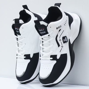 Мъжки обувки за баскетбол, леки, дишаща мрежеста горна част, гумена подметка, нисък връх, предно връзване