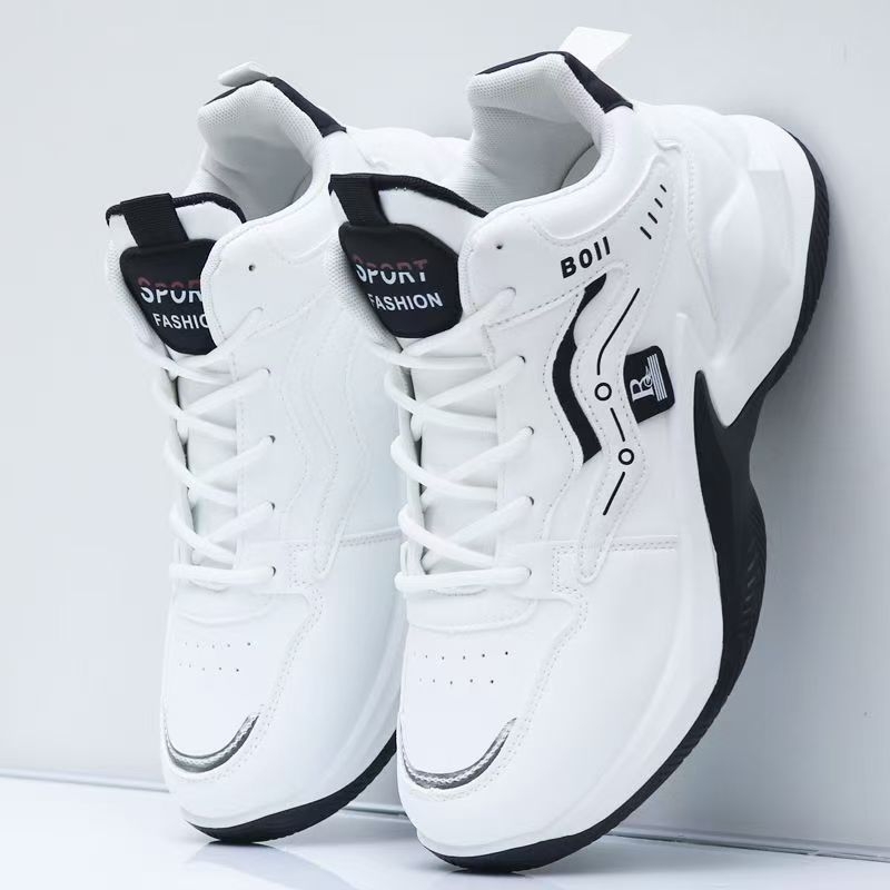 Мъжки обувки за баскетбол, леки, дишаща мрежеста горна част, гумена подметка, нисък връх, предно връзване