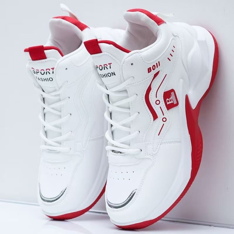 Мъжки обувки за баскетбол, леки, дишаща мрежеста горна част, гумена подметка, нисък връх, предно връзване