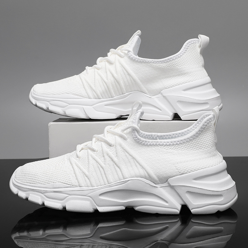 Мъжки мрежести дишащи маратонки – горна част от мрежа; дишащи; закопчаване отпред с връзки; пяна подметка