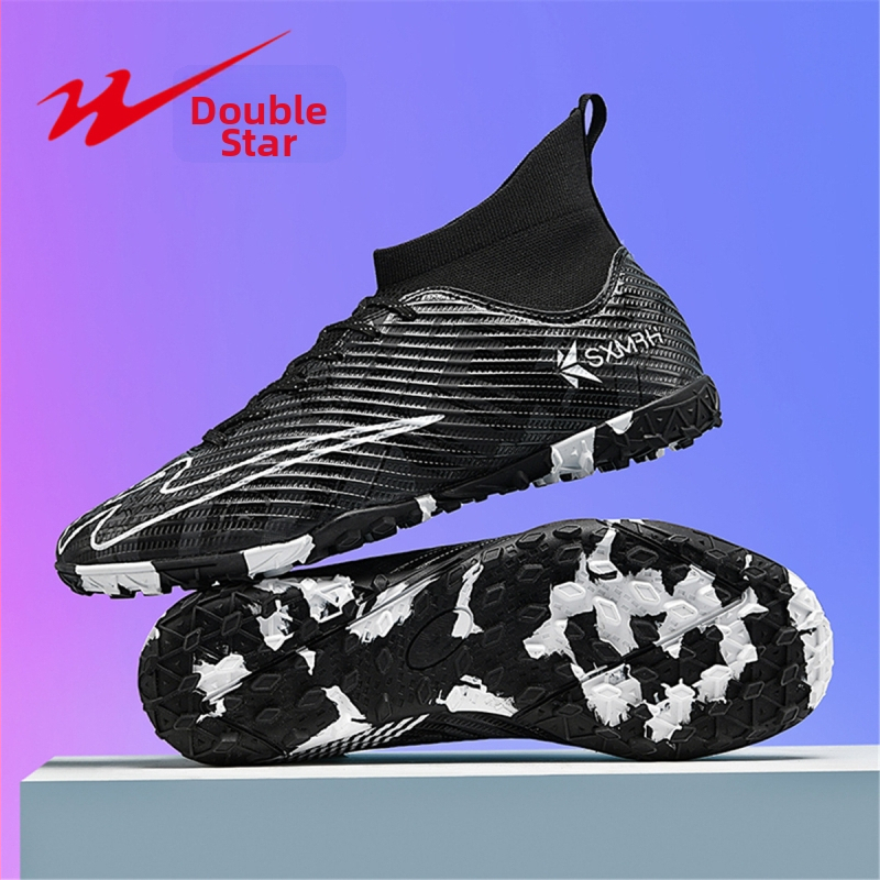 Augstas futbola kurpes ar sietaina augšdaļa un gumijas zoli, priekšējā šņorēšana, pieaugušajiem, unisex