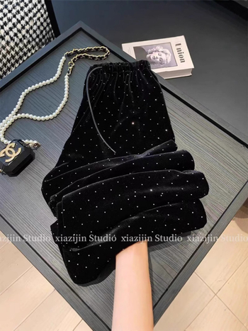 Дамски прави панталони с висока талия и панелни детайли, 80–90% полиестер, микроеластичност, ежедневен стил