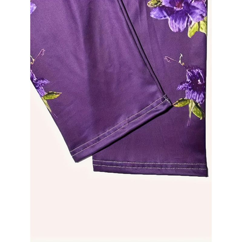 Дамски тесни панталони с еластична талия, подплатени с флис, Лайкра, четирисезонни ежедневни панталони