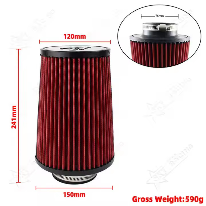 Φίλτρο αέρα αυτοκινήτου - υψηλής ροής, κεφαλή μανιταριού; HELLPER, κατολικό