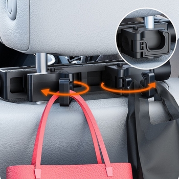 Autopeapadi mäluvahtiga, reguleeritav kolmetoelines disain külgsuuna magamiseks, universaalne sobivus, ühe klikiga paigaldus