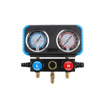 R134A jahutusagensi rõhu mõõtja diafragmaga ja kahekordse skaala klapiga – auto kliimaseadmete tööriistakomplekt