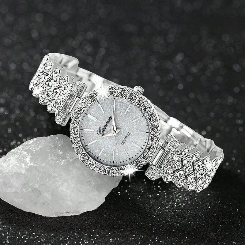 Juveelkäekell romaani cifernikuga, täis teemante, titaniumi sulam korpus, kanvasrihm, liikumine Light wave