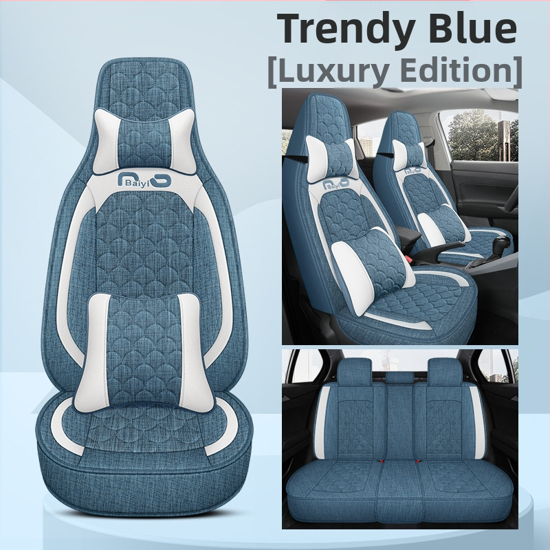 Automašīnas sēdekļu pārvalks, pilns pārklājums, viengabala dizains, četrsezonu stils; Materiāls: šķiedra; Pildījums: putas; Produkta kods BYQCYP-XWMLTT-SJ