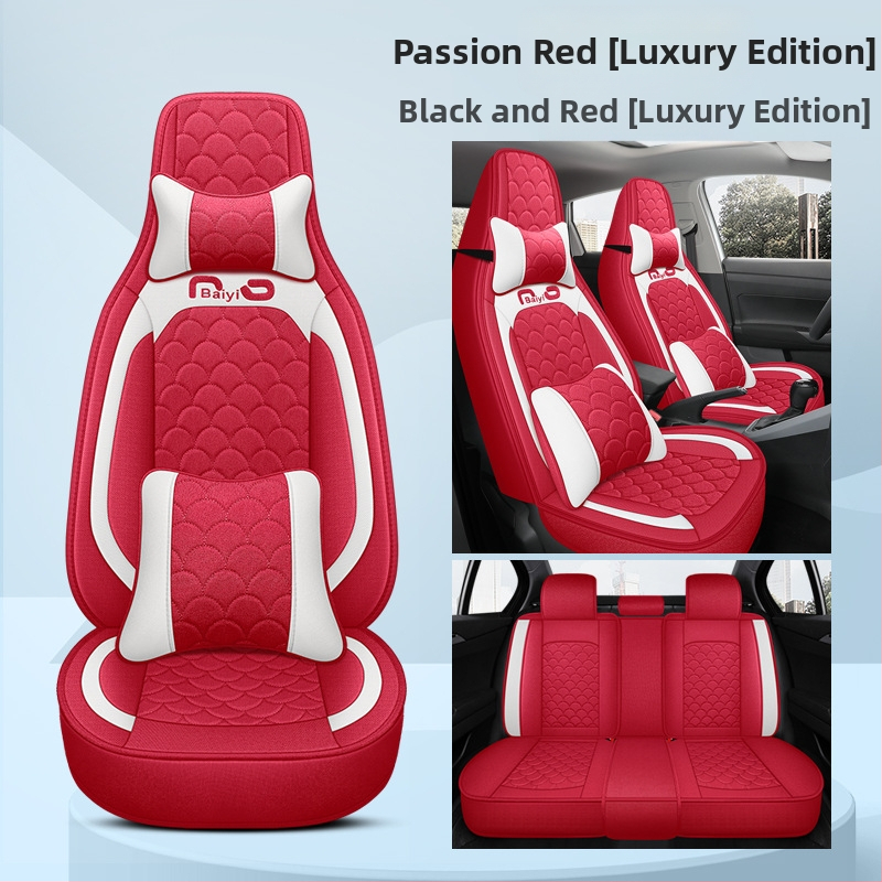 Automašīnas sēdekļu pārvalks, pilns pārklājums, viengabala dizains, četrsezonu stils; Materiāls: šķiedra; Pildījums: putas; Produkta kods BYQCYP-XWMLTT-SJ