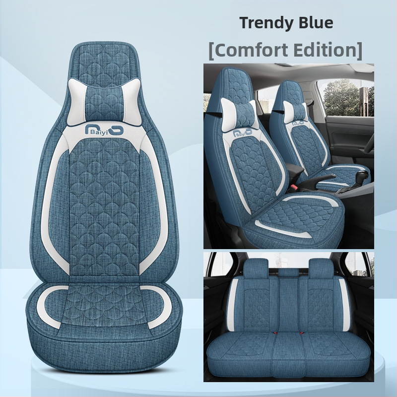 Automašīnas sēdekļu pārvalks, pilns pārklājums, viengabala dizains, četrsezonu stils; Materiāls: šķiedra; Pildījums: putas; Produkta kods BYQCYP-XWMLTT-SJ