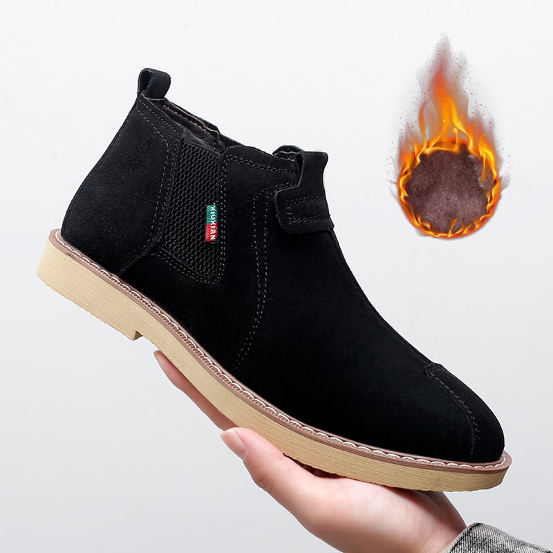 Meeste Martin saapad, pealne osa ehtne nahk, kummist talla, ümmargune varvas