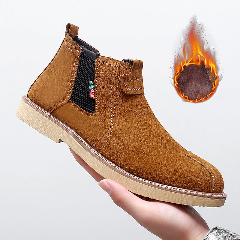 Meeste Martin saapad, pealne osa ehtne nahk, kummist talla, ümmargune varvas