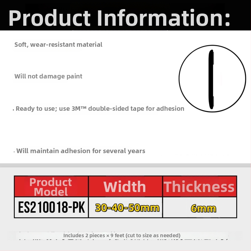 Auto ees- ja taga bumperi kaitseliinid, kulumiskindlad, kriimustuskindlad dekoratiivsed kleebised kerele ja ustele