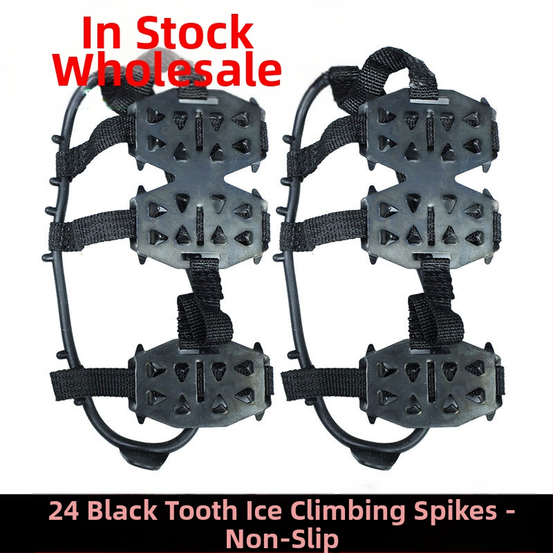 Lechike Libisemiskindlad jalatsikatted jääaluse ronimise jaoks, materjal PE