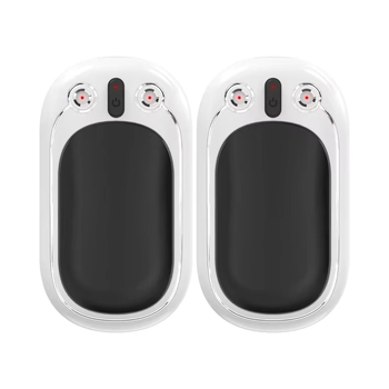 Магнитен разделяем загрявач за ръце – 2-в-1 USB презареждаем, вградена батерия 2000–4000mAh, над 12 ч топлина, модел 03