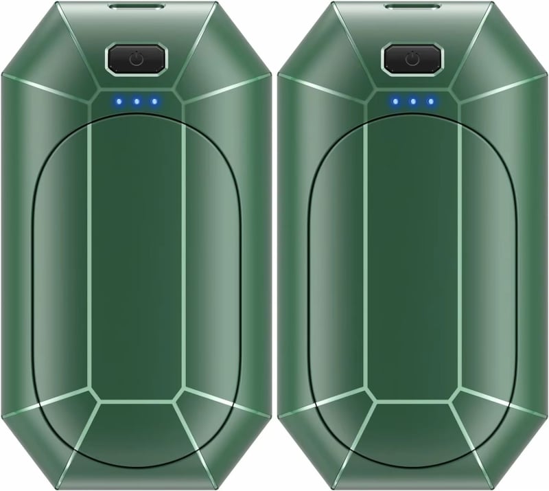 Магнитен разделяем загрявач за ръце – 2-в-1 USB презареждаем, вградена батерия 2000–4000mAh, над 12 ч топлина, модел 03