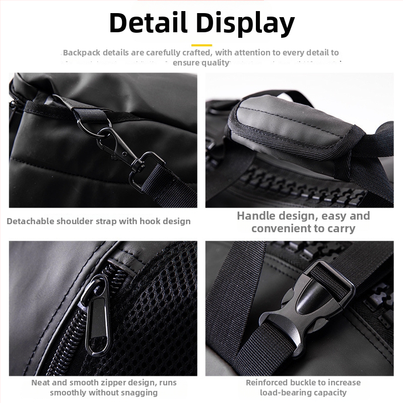 Športová taška s oddelením suché/mokré, veľká kapacita 20–30 L, cestovná taška s dvojramennými popruhmi