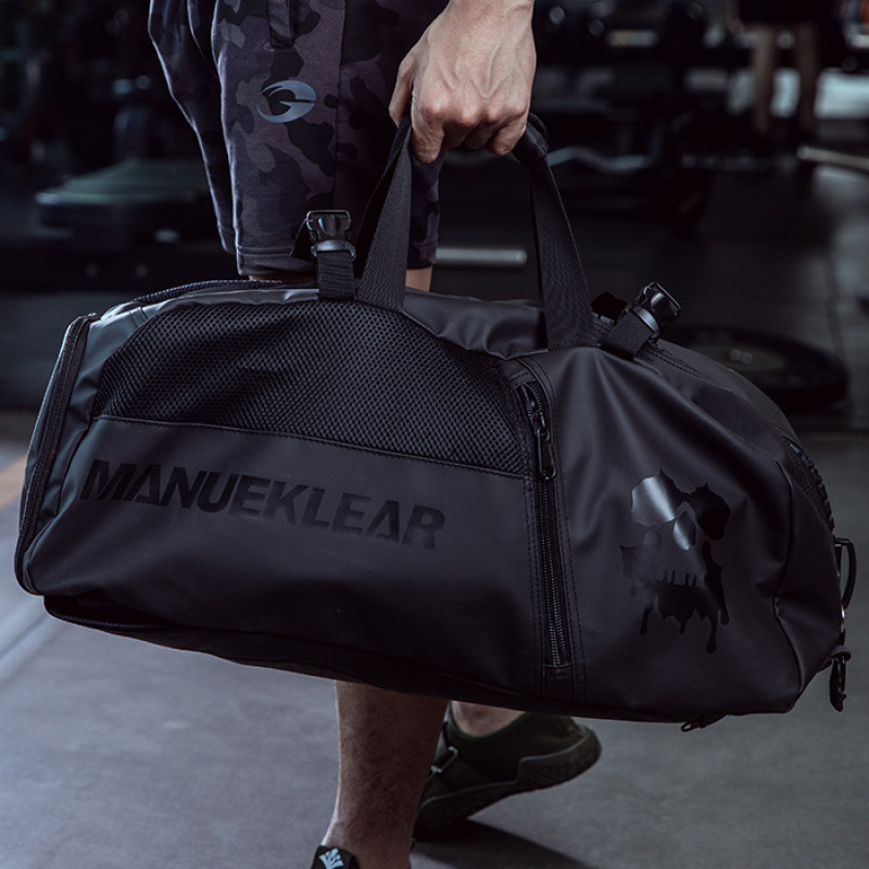 Спортна чанта за фитнес със сухо/мокро отделение, голям капацитет 20–30 л, раница за пътуване с двойни презрамки
