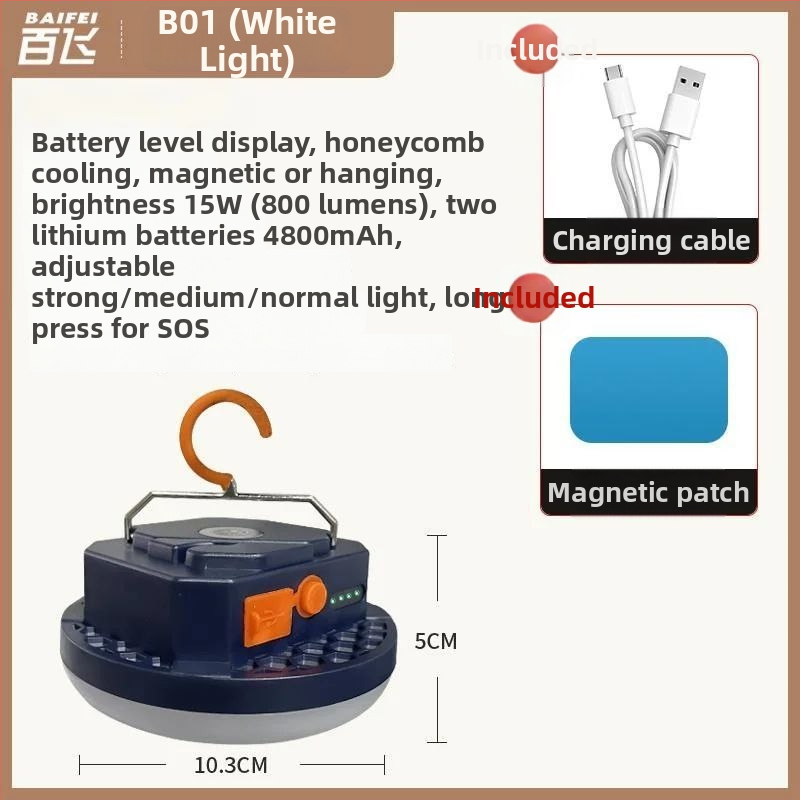 Къмпинг лампа с презареждаема — лампа накаливания, Powerful factory