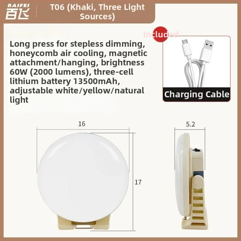 Къмпинг лампа с презареждаема — лампа накаливания, Powerful factory