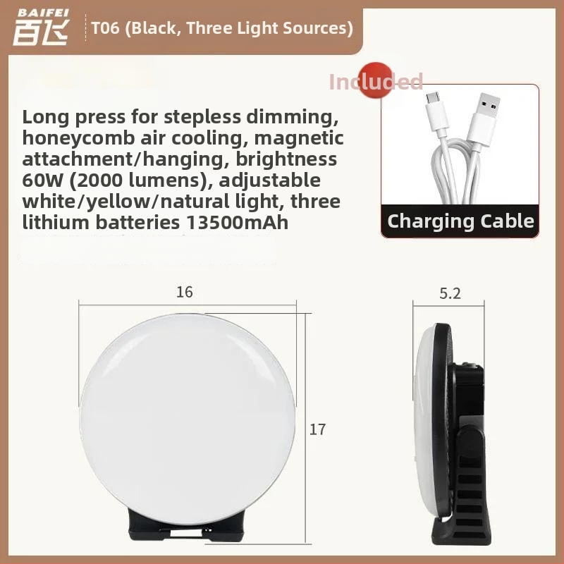 Къмпинг лампа с презареждаема — лампа накаливания, Powerful factory