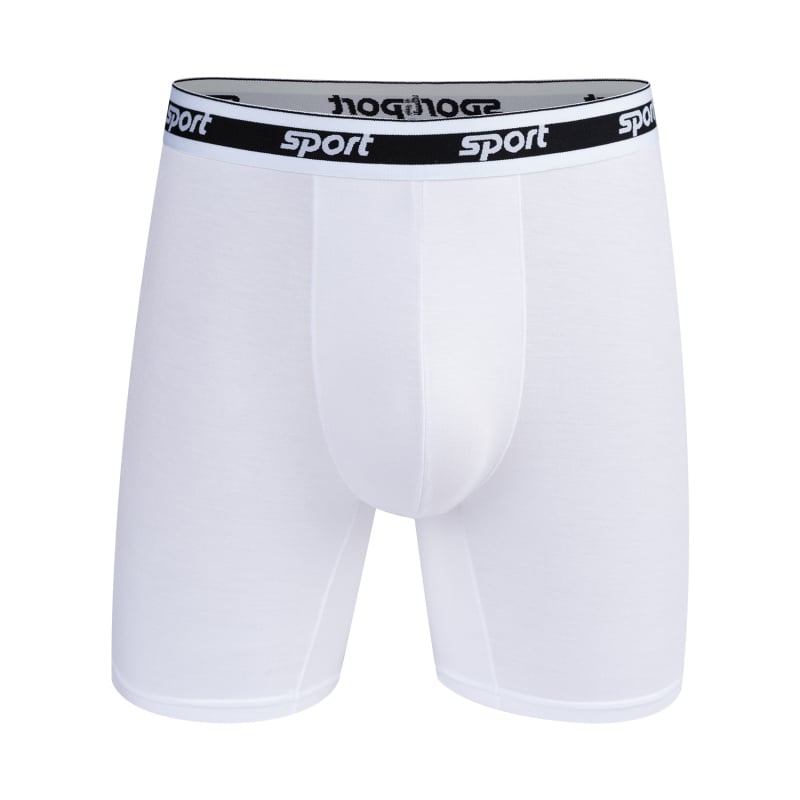 Vīriešu bokseršorti no modal auduma, elpojošs adītais materiāls; vidējā josta; bezšuvju konstrukcija; vienkrāsains raksts