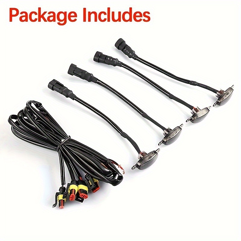 LED дневна светлина за предната решетка на автомобила – DRL, 12V, 3W, 0.2A, ABS, модел JD