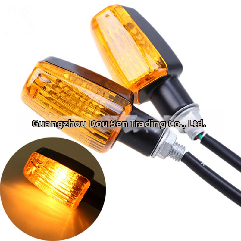 Doomson ZXD LED motociklo signalo žibintas – 12V ABS, retro posūkio indikatorius