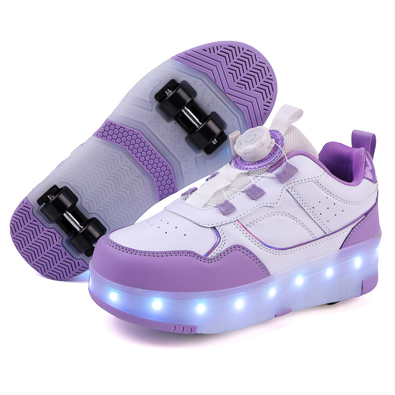 Heelys обувки с PU колела, унисекс, марка With Hope, двойни колела