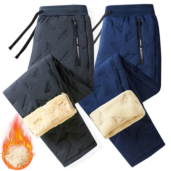 Дамски подплатени поларени панталони за зима, прави крачоли, ветроустойчиви, полиестер, талия с връзка