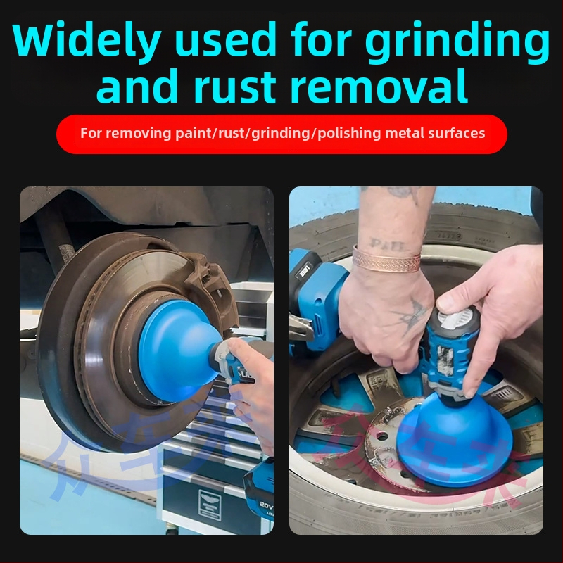 Инструмент за премахване на ръжда от автомобилен хъб и поддръжка на главата на шпиндела — Материал: пластмаса, метал и диамантени компоненти