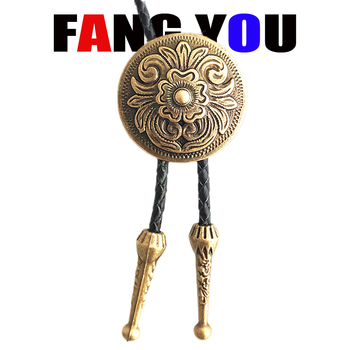 Боло вратовръзка - стрелоподобен дизайн, унисекс, за вечерно облекло; монохромен модел; материал: кожа; електроплакиране; обработка: tie-dye