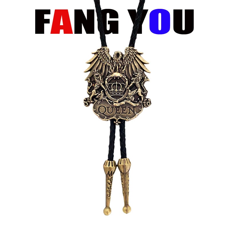 Боло вратовръзка - стрелоподобен дизайн, унисекс, за вечерно облекло; монохромен модел; материал: кожа; електроплакиране; обработка: tie-dye