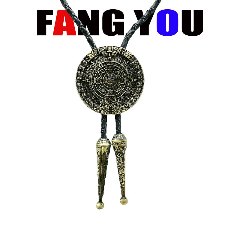 Боло вратовръзка - стрелоподобен дизайн, унисекс, за вечерно облекло; монохромен модел; материал: кожа; електроплакиране; обработка: tie-dye