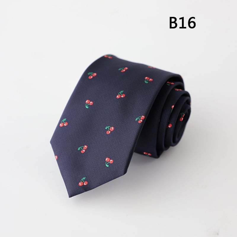 Галстук с жакардови райета, стреловиден стил за мъже – полиестер коприна