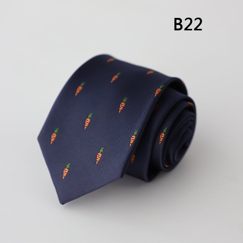 Галстук с жакардови райета, стреловиден стил за мъже – полиестер коприна