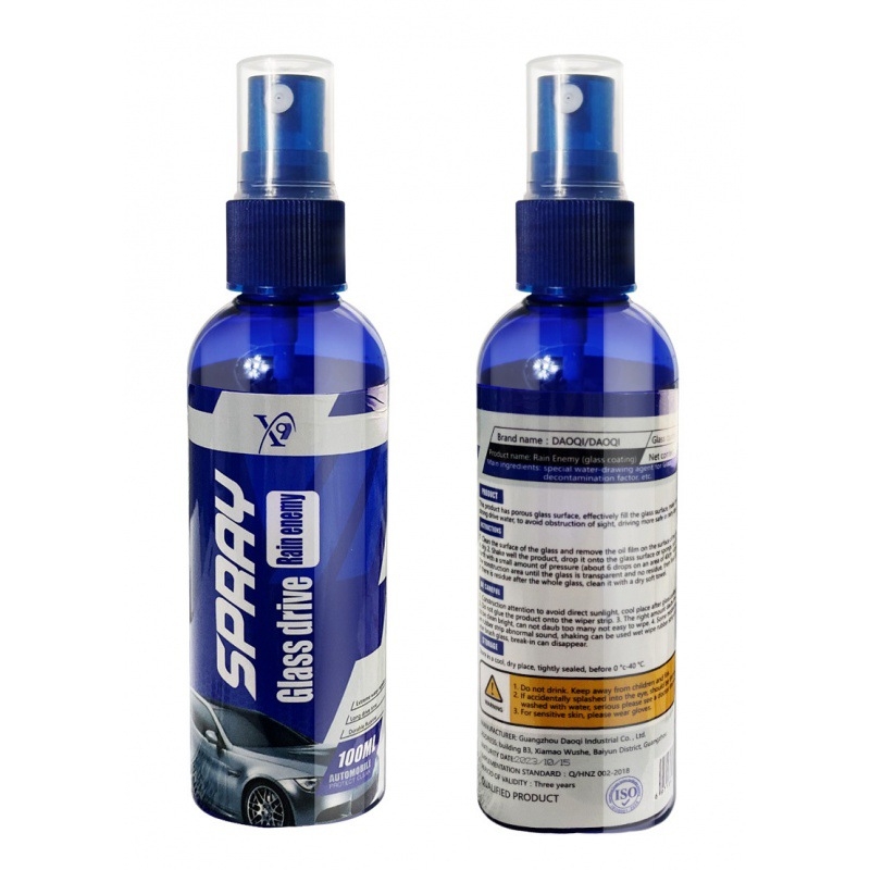 X9 dqyw02 vihmataldu kaitsekiht esiklaasile ja tagaklaaspeeglile, vett hülgav ja udutõrje, kohandatav töötlemine, litsentsiga erimärgistus